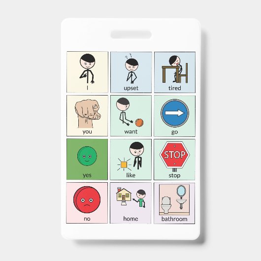 Abzeichen für tragbare Kommunikationsmodule Ausweis (Vorderseite)