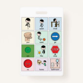 Abzeichen für tragbare Kommunikationsmodule Ausweis (Vorderseite)