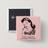 Abzeichen für überzählige Furzen Button (Vorne & Hinten)