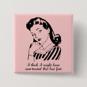 Abzeichen für überzählige Furzen Button (Vorderseite)