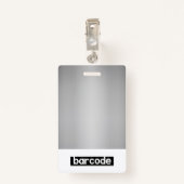 Abzeichen für Unternehmenskennung Foto-Logo für Mi Ausweis (Rückseite mit Klammer)