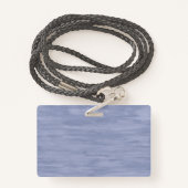 Abzeichen für verblasste blaue Unternehmen Ausweis (Rückseite mit Schlüsselband)