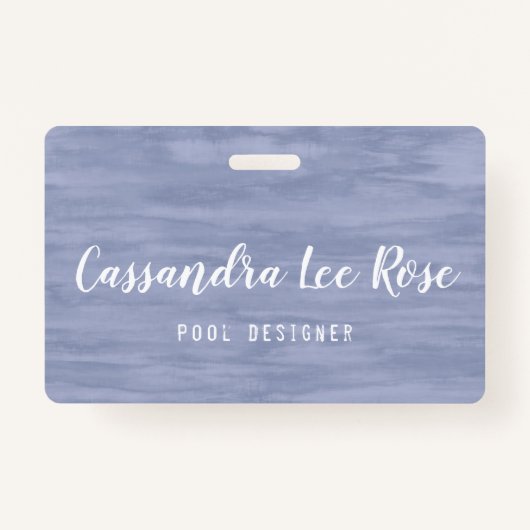 Abzeichen für verblasste blaue Unternehmen Ausweis (Vorderseite)