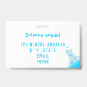 Abzeichen für Wissenschaftslehrer Ausweis (Rückseite)