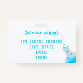 Abzeichen für Wissenschaftslehrer Ausweis (Rückseite)