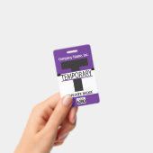 Abzeichen für zeitweilige Mitarbeiter mit Ihrem Lo Ausweis (Handheld)