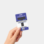 Abzeichen für zeitweilige Mitarbeiter mit Ihrem Lo Ausweis (Handheld)