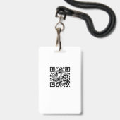 Abzeichen Geschäftspersonal Mitarbeiter Angestellt Ausweis (Rückseite mit Lanyard)