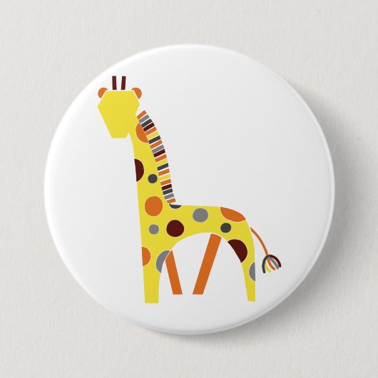 Abzeichen - Girafe stylisée Button (Vorderseite)