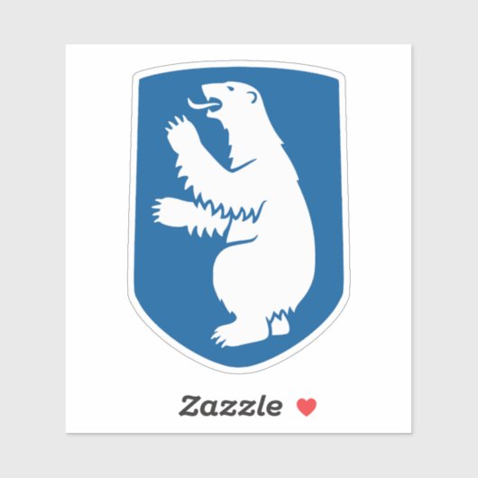 Abzeichen Grönland Aufkleber (Blatt)