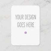 Abzeichen-Halter Einsteckkarte 2.5x3.5 DIY-DRUCKER Visitenkarte (Vorderseite)