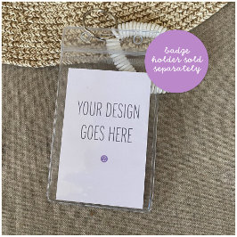 Abzeichen-Halter Einsteckkarte 2.5x3.5 DIY-DRUCKER Visitenkarte