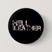 Abzeichen: Hölle für Leder Button (Vorderseite)