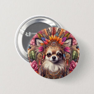 Abzeichen Hübsche mexikanische Chihuahua-Mode Button