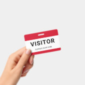 Abzeichen-ID-Abzeichen für Firmenkunden Ausweis (Handheld)