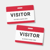 Abzeichen-ID-Abzeichen für Firmenkunden Ausweis (Vorder- & Rückseite)