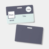 Abzeichen-ID Ausweis (Vorder- & Rückseite)