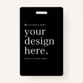 Abzeichen-ID für die Entwurfshochladung Ausweis (Vorderseite)