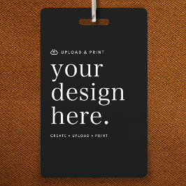 Abzeichen-ID für die Entwurfshochladung Ausweis