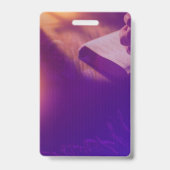 Abzeichen-ID-Vorlage Ausweis (Back)