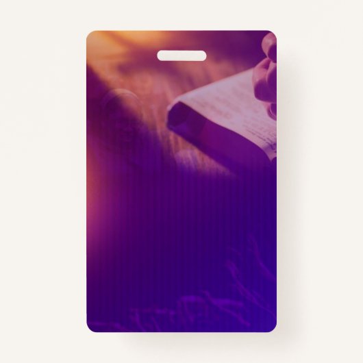 Abzeichen-ID-Vorlage Ausweis (Rückseite)