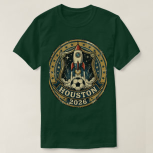 Abzeichen im Vintage-Stil für die gastgebende Stad T-Shirt