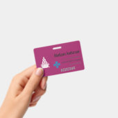 Abzeichen-Inhaber + Rollen - Custom.ID.Pin.Design Ausweis (Handheld)