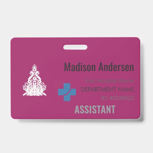 Abzeichen-Inhaber + Rollen - Custom.ID.Pin.Design Ausweis (Vorderseite)