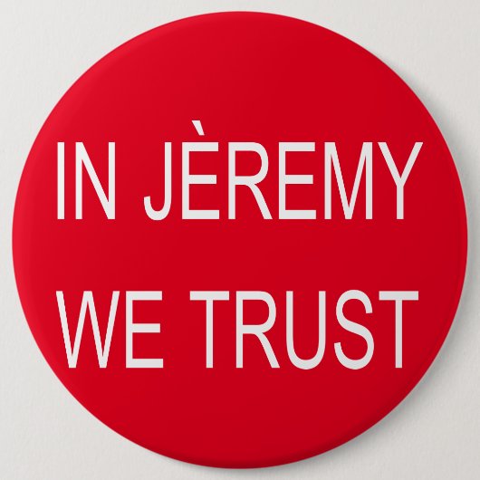 Abzeichen Jeremy Corbyn Arsène Button (Vorderseite)