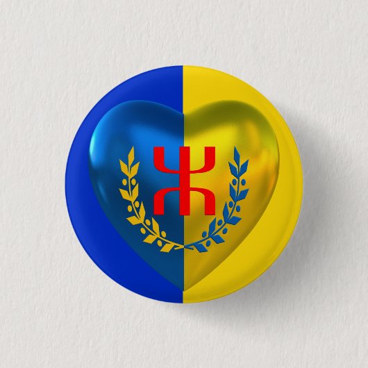 Abzeichen Kabylie Libre 2023 Button (Vorderseite)