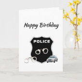 Abzeichen-Karte für Polizeikriminalität Karte (Gelbe Blume)