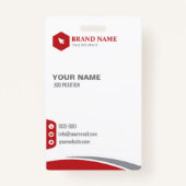 Abzeichen-Karte für vertikale Busse Ausweis (Vorderseite)