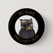 ABZEICHEN-KATZEICHENKARTE-Button von LADY III Button (Vorderseite)