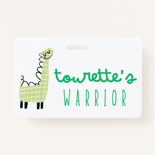 Abzeichen Laynard für das Bewusstsein des Kriegers Ausweis (Rückseite)