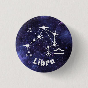 Abzeichen Libra, Abzeichen des Horoskop Zodiac Button
