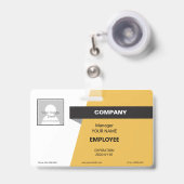 Abzeichen Logistik Ausweis (Vorderseite mit Ausziehbar)