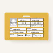 Abzeichen Logistik Ausweis (Rückseite)