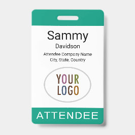 Abzeichen-Logo-Lanyard-Clip-Rollen grün Ausweis