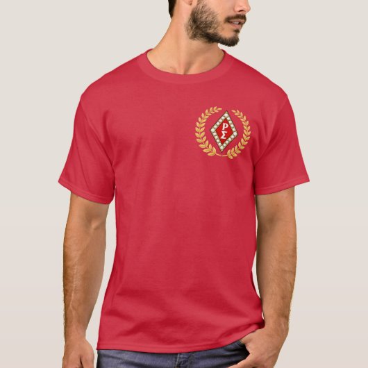 Abzeichen & Lorbeer T-Shirt (Vorderseite)