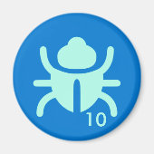 Abzeichen Magnet - Fehler 10 (Vorne)