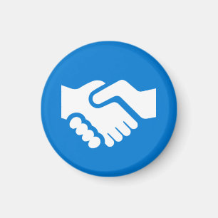 Abzeichen Magnet - Handshake