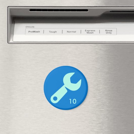 Abzeichen Magnet - Schlüssel 10 (In Situ (Geschirrspüler))