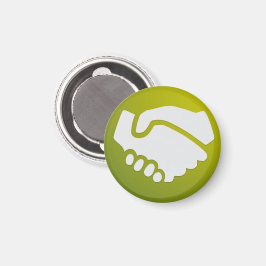 Abzeichen Magnet - Vertrauen (Vorderseite/Rückseite)