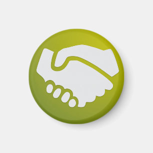 Abzeichen-Magnet - Vertrauen Magnet