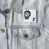 Abzeichen Matoub Lounès Button (Beispiel)