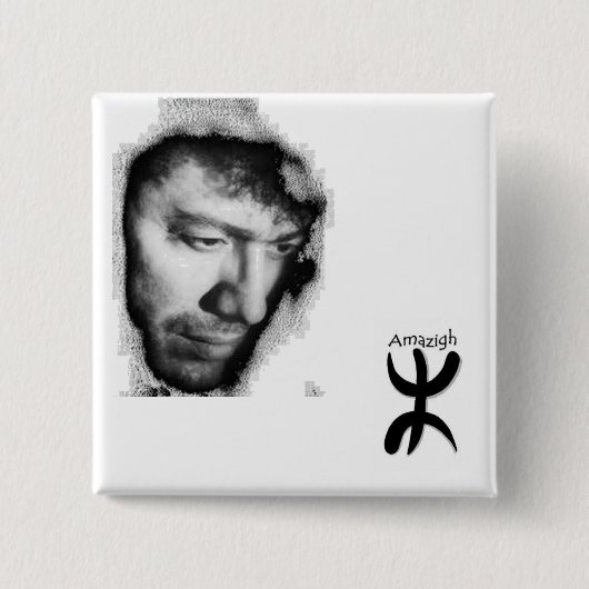 Abzeichen Matoub Lounès Button (Vorderseite)