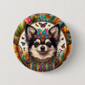 Abzeichen Mexican Chihuahua Art Button (Vorderseite)