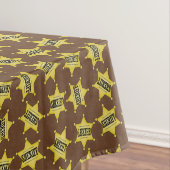 Abzeichen mit Country Sheriffs Tischdecke (Beispiel)