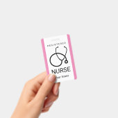 Abzeichen mit eigenem Namen für Krankenschwester u Ausweis (Handheld)