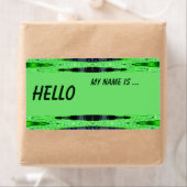 Abzeichen mit grünem Namen (Insitu)